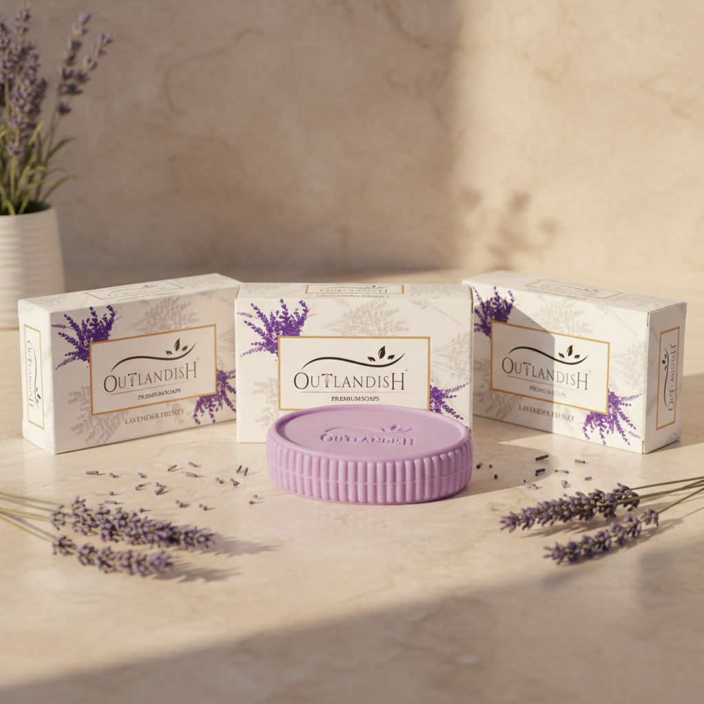Lavender Frenzy Premium Soap Pack of 3 in Pakistan