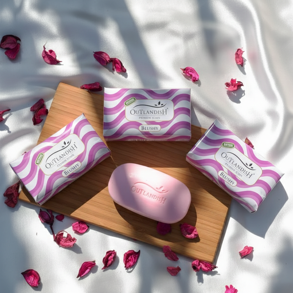 Blushy Classic Soap - 125g - Outlandish Pakistan